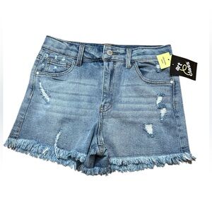 Art Class ripped jean shorts